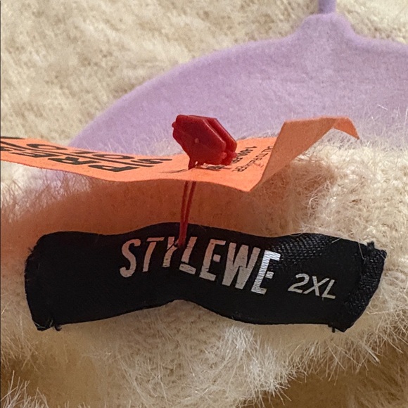 STYLEWE Cream Knit Sweater 2XL - Picture 12 of 12